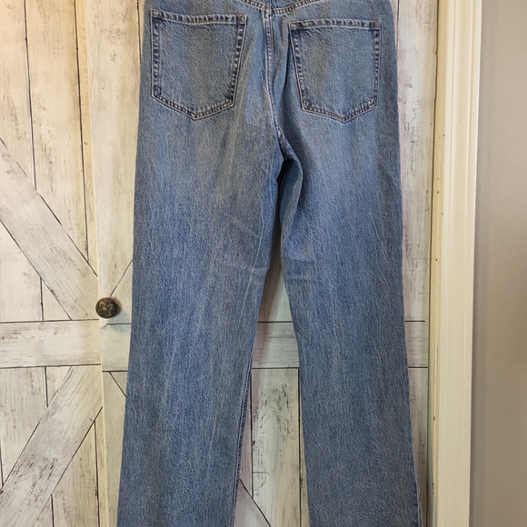 Aeropostale Distressed 90's Baggy Jeans - Blue - Picture 6 of 7